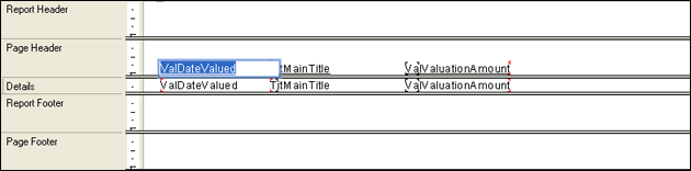 Edit fields